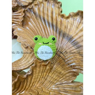 [ Handmade] Móc khoá len con ếch