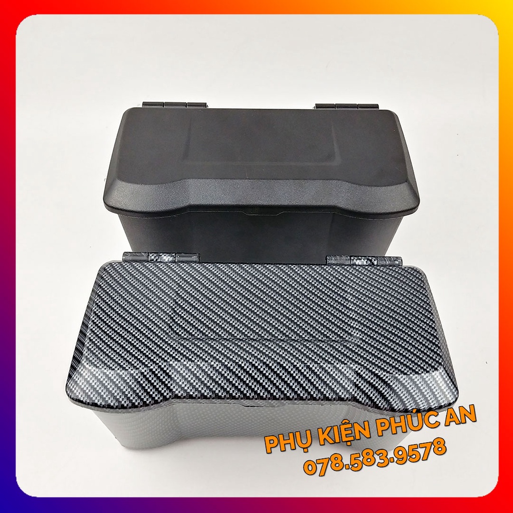 Hôc nhựa đựng đồ xe Exciter Ex (đời đầu,135, 150, 155) giỏ/rổ/thùng chứa đồ Winner X v1 v2 v3 - phụ kiện trang trí xe