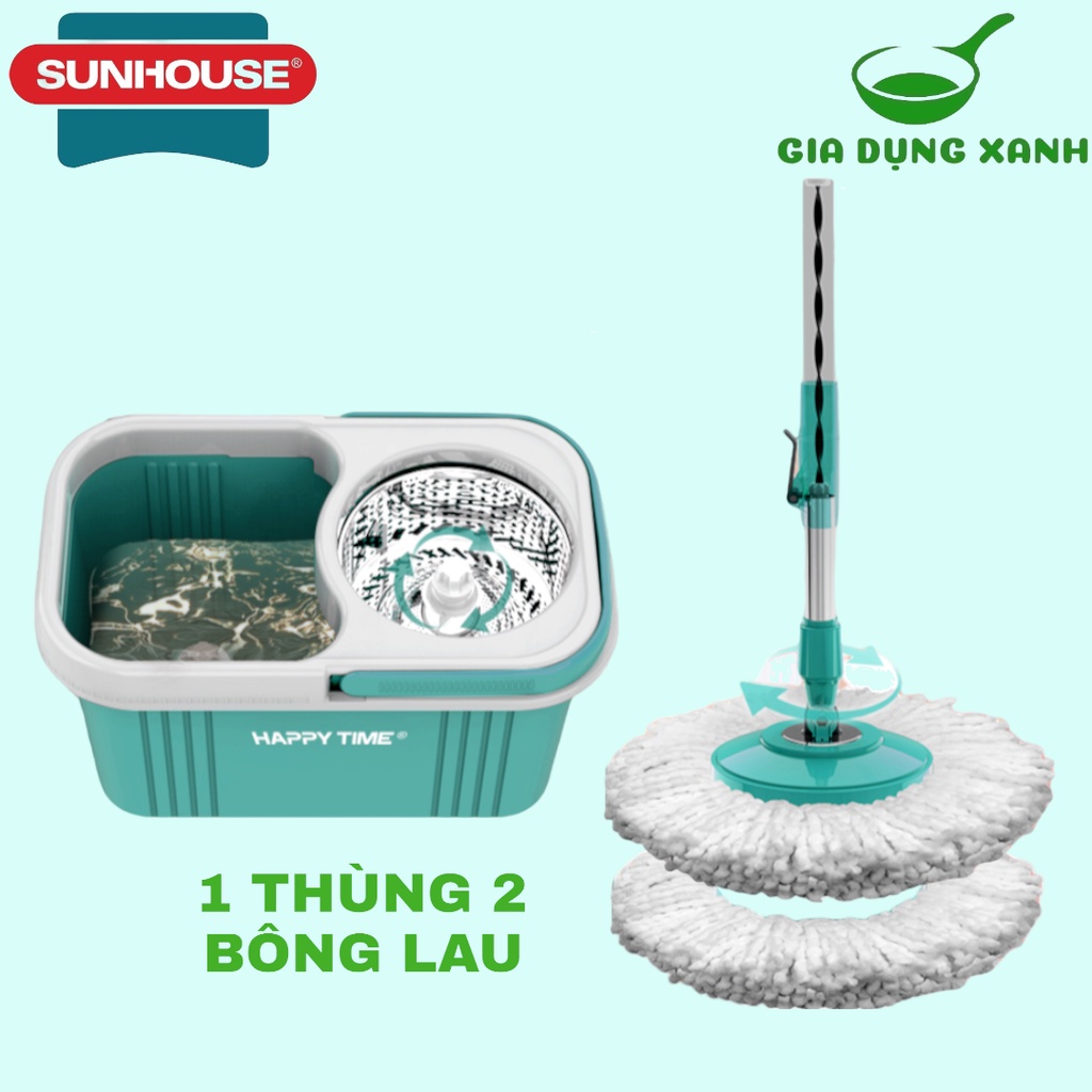 Bộ lau nhà Sunhouse Happytime KH-CL330S hoặc lau nhà TÁCH NƯỚC DƠ SUNHOUSE KS-CL235PB
