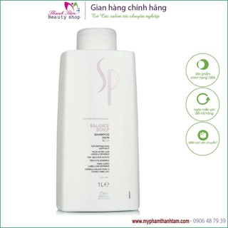 Dầu gội chống rụng tóc Sp Wella Balance Scalp 1000ml { New 2024 }