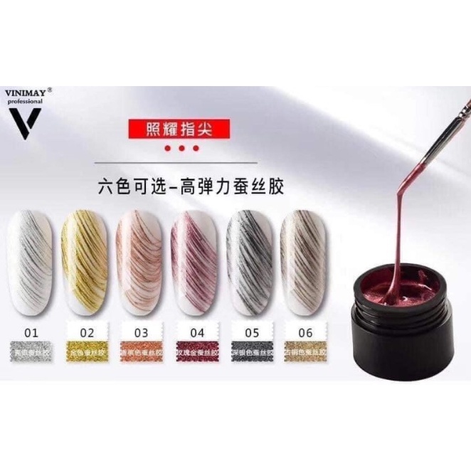 Gel nhện Vinimay chính hãng - Gel mạng nhện dùng để trang trí móng