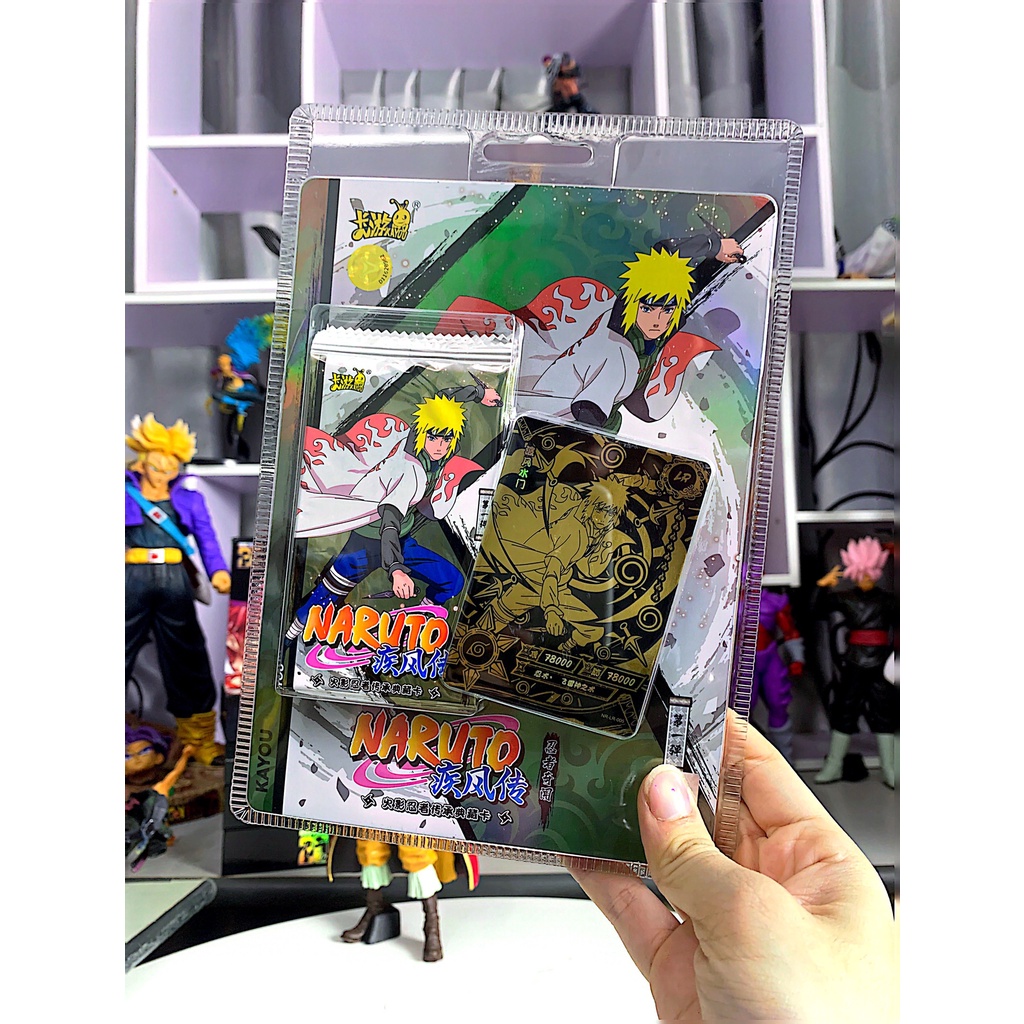 Thẻ nhân phẩm Naruto Kayou fullbox vỉ nhựa tặng kèm LR bên trong hàng có sẵn
