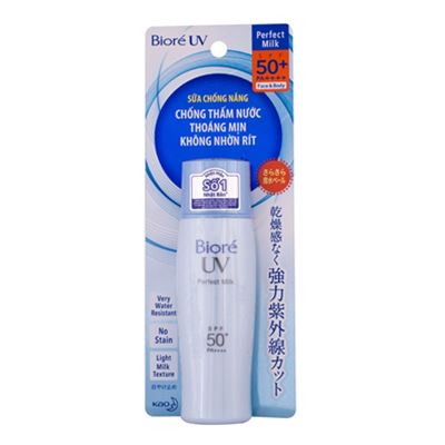 Sữa Chống Nắng Bioré Chống Thấm Nước SPF 50+/PA++++ 40ml UV Perfect Milk