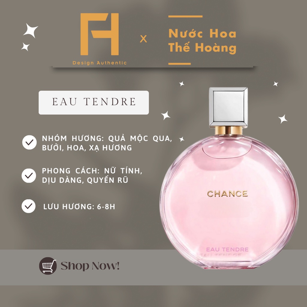 Nước hoa nữ Chance EDP (hồng) chiết 10ml, 20ml - Nước Hoa Thế Hoàng