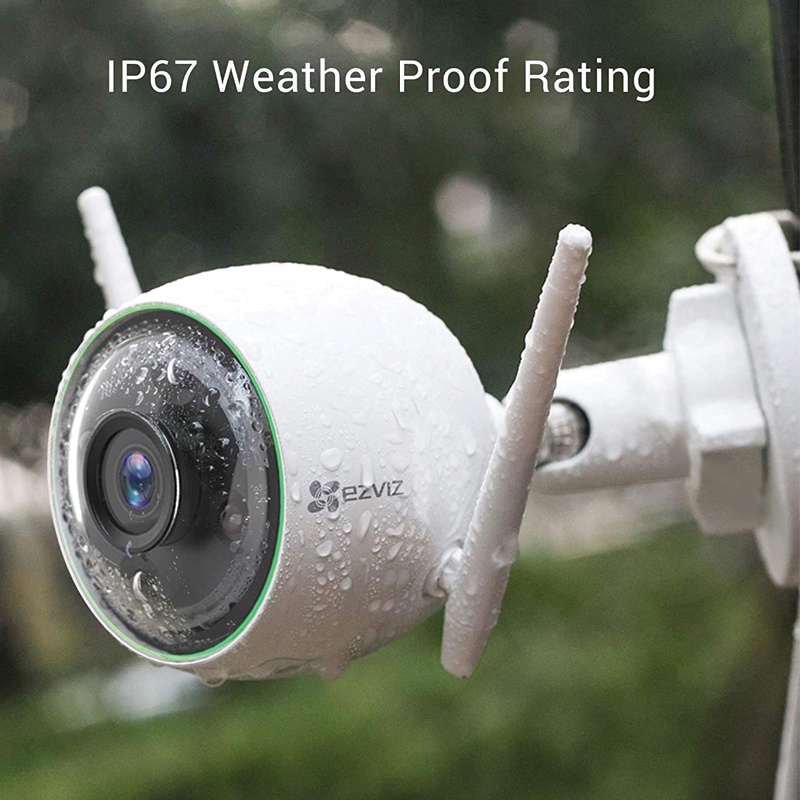 Camera wifi ngoài trời Ezviz C3N, màu ban đêm, ghi âm, AI phân biệt người