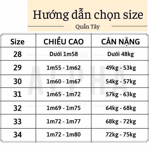 Quần Âu Nam, quần tây nam chất vải tuyết mưa ,co giãn nhẹ 4 chiều, vải không nhăn, không xù, trẻ trung, lịch lãm