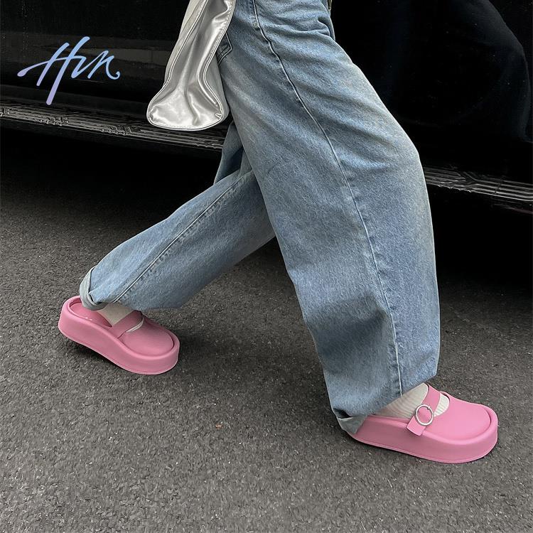 Dép Sandal Thiết Kế Mới Thời Trang Mùa Xuân Hè 2023 Theo Phong Cách Nhật Bản Cho Nữ