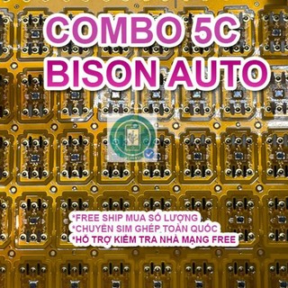 GIÁ SĨ Combo 5 CHIẾC Sim ghép BISON mới nhất
