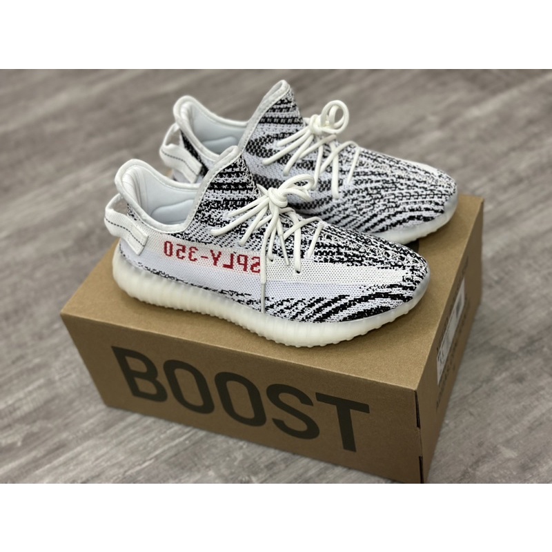 Giày thể thao nam Yz350 Zebra- GOOD QUALITY - REAL BOOST