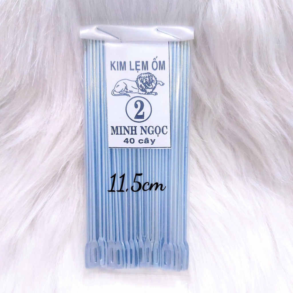 Túi 40 Cây Kim Lẹm May Bao Bì, Phụ Kiện Máy May, Thêu, Vắt Sổ