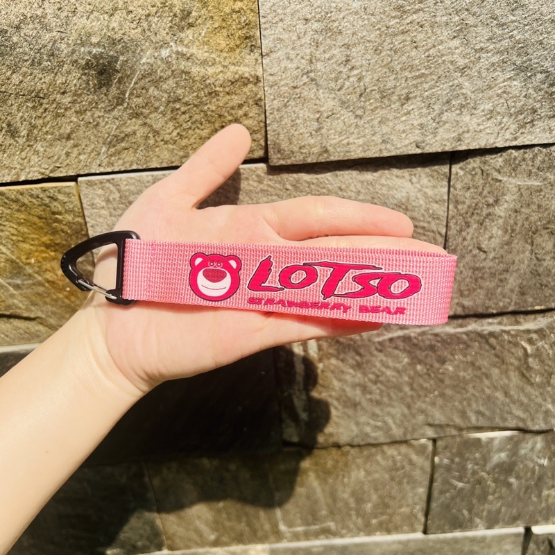 Dây móc khoá Gấu Lotso cute MÓC KHOÁ XE DỄ THƯƠNG