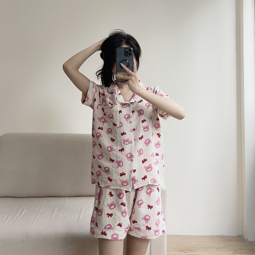 XẢ HÀNG Set ngủ đũi chất vải thoáng mát Miho house | BigBuy360 - bigbuy360.vn