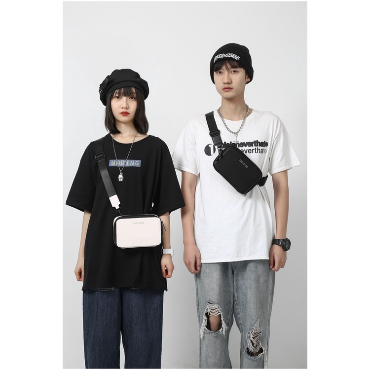 Túi Messenger nam nữ phiên bản Hàn Quốc túi vuông nhỏ thể thao đơn giản túi đeo vai thông thường hot trend - TDV04