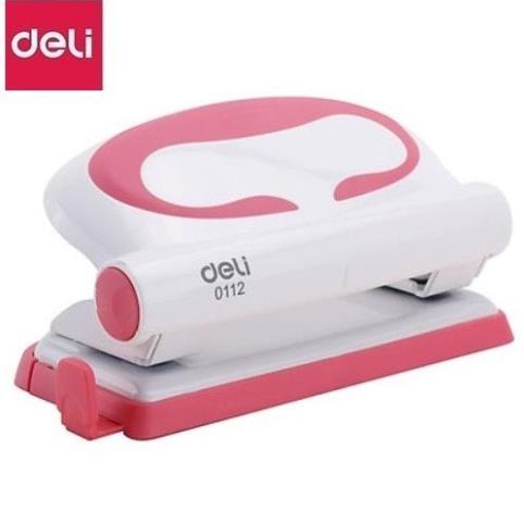 Máy bấm lỗ Deli 0112 I Đục 2 lỗ 10 tờ / lần