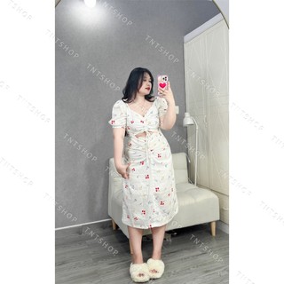 ĐẦM HOA NHÍ RÚT NGỰC [TNT SHOP BIGSIZE 60KG 90KG]