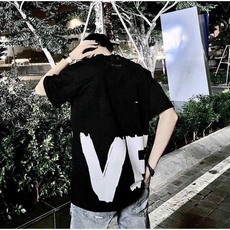 ÁO THUN ĐÔI Cổ tròn Nam Nữ VẢI 100% Cotton như hình In Chữ Love in to trước sau