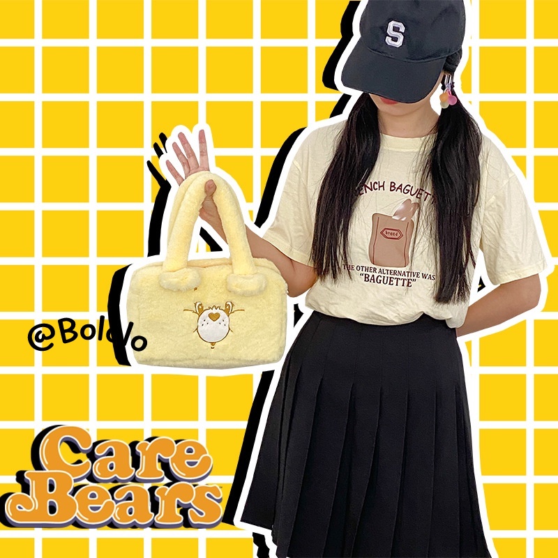 Bololo Túi Xách Tay Cỡ Lớn Hình Gấu Bông Dễ Thương