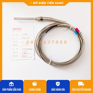 Can nhiệt pt100, dây dài 1m, 2m, 3m, 5m dùng cảm biến nhiệt độ