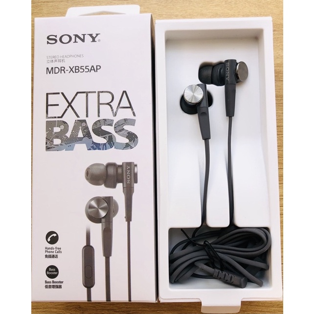 Tai nghe nhét tai Sony Extra Bass MDR-XB55AP - Hàng Chính Hãng Mới Fullbox