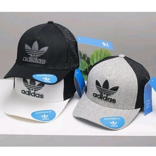 Mũ lưỡi trai logo cao su 3D Adidas chất vải cotton Hàn Quốc cao cấp, nón kết thời trang bit đuôi