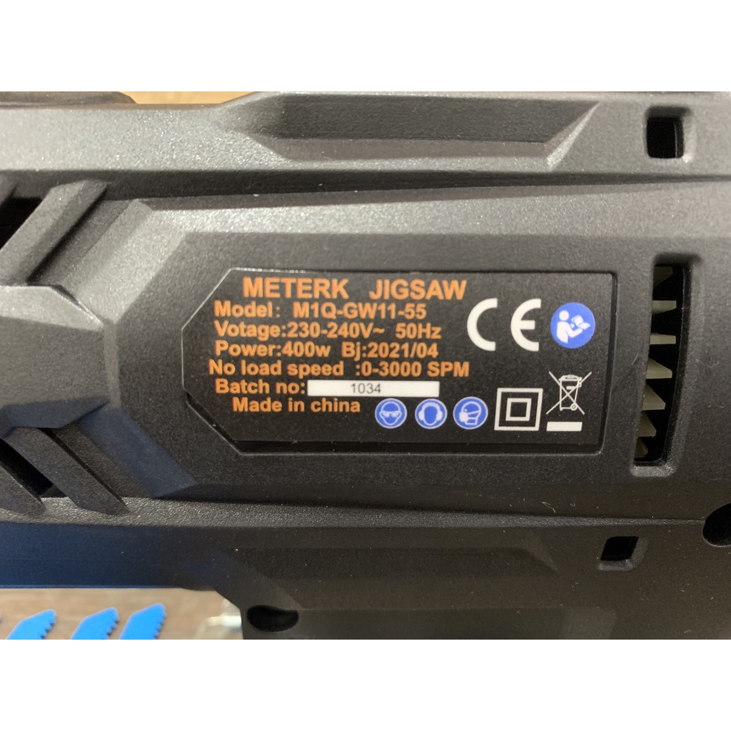 Máy cưa lọng METERK công suất 400W tặng kèm 8 lưỡi cưa chuyên dụng