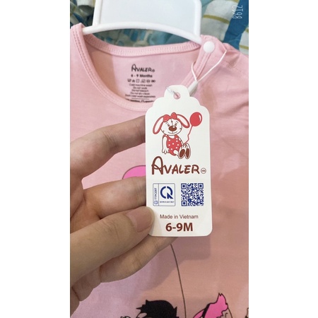 Bộ cộc tay Avaler vải sợi tre mềm mát cho bé trai bé gái