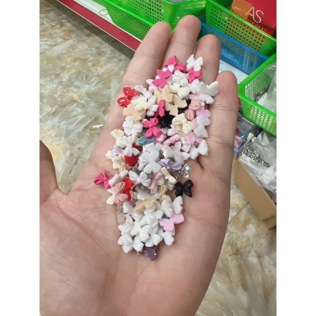 SET 20 CÁI CHARM NƠ TRANG TRÍ MÓNG NHÉ Ạ