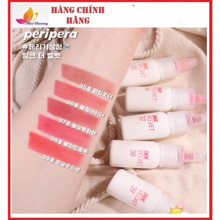 Son Kem Siêu Lì, Siêu Mịn Peripera Ink The Velvet đủ màu