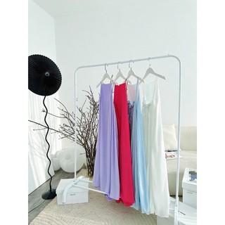 MAXI 2 DÂY SUÔNG HỞ LƯNG 4 MÀU