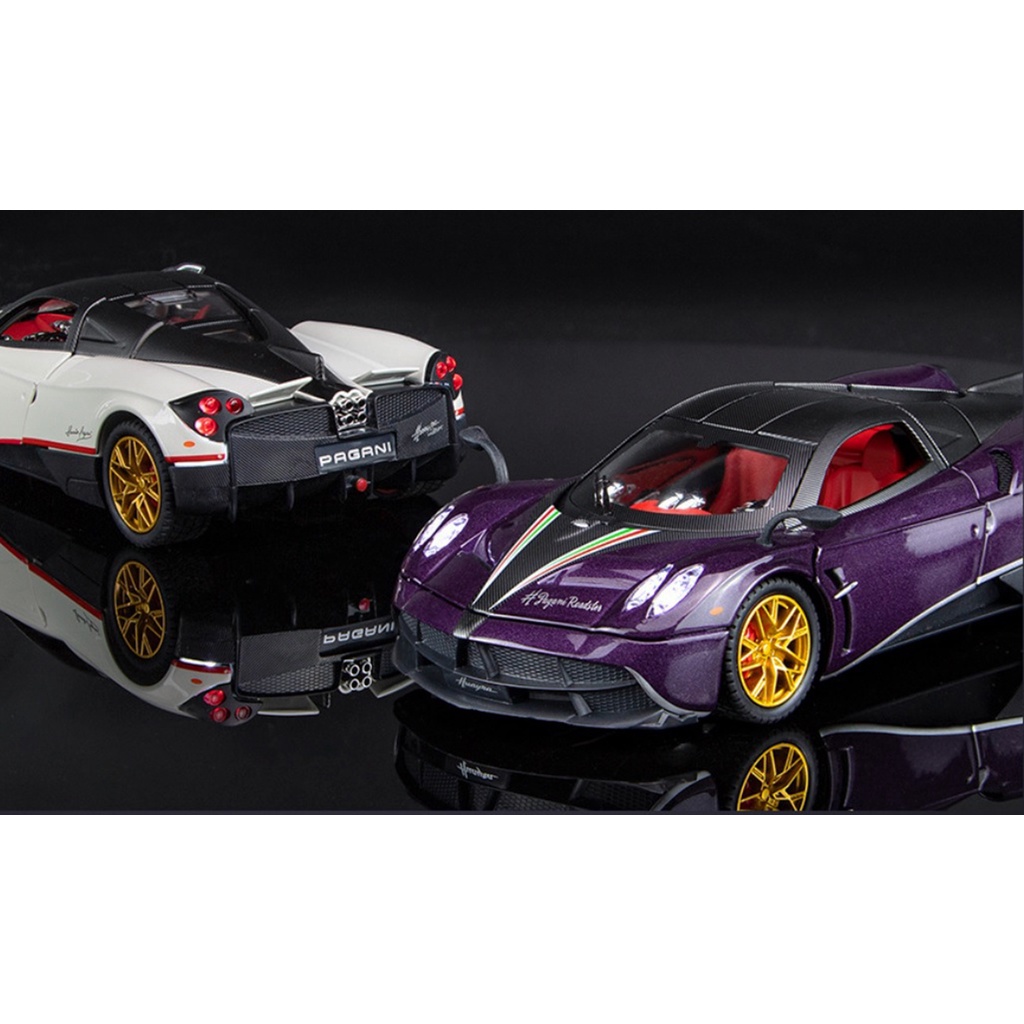 Xe mô hình sắt siêu xe Pagani Huayra TẶNG KÈM BIỂN SỐ tỉ lệ 1:24 CheZhi 3 màu