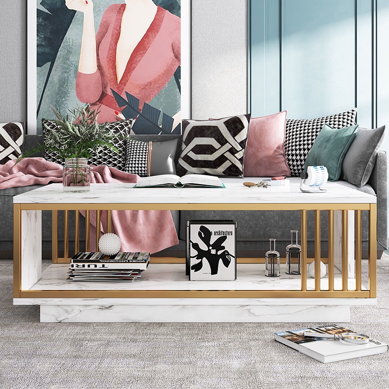 Bàn Trà SOFA Phòng Khách PEACH (SF02) Với Họa Tiết Vân Mây Cẩm Thạch Sang Trọng | BigBuy360 - bigbuy360.vn