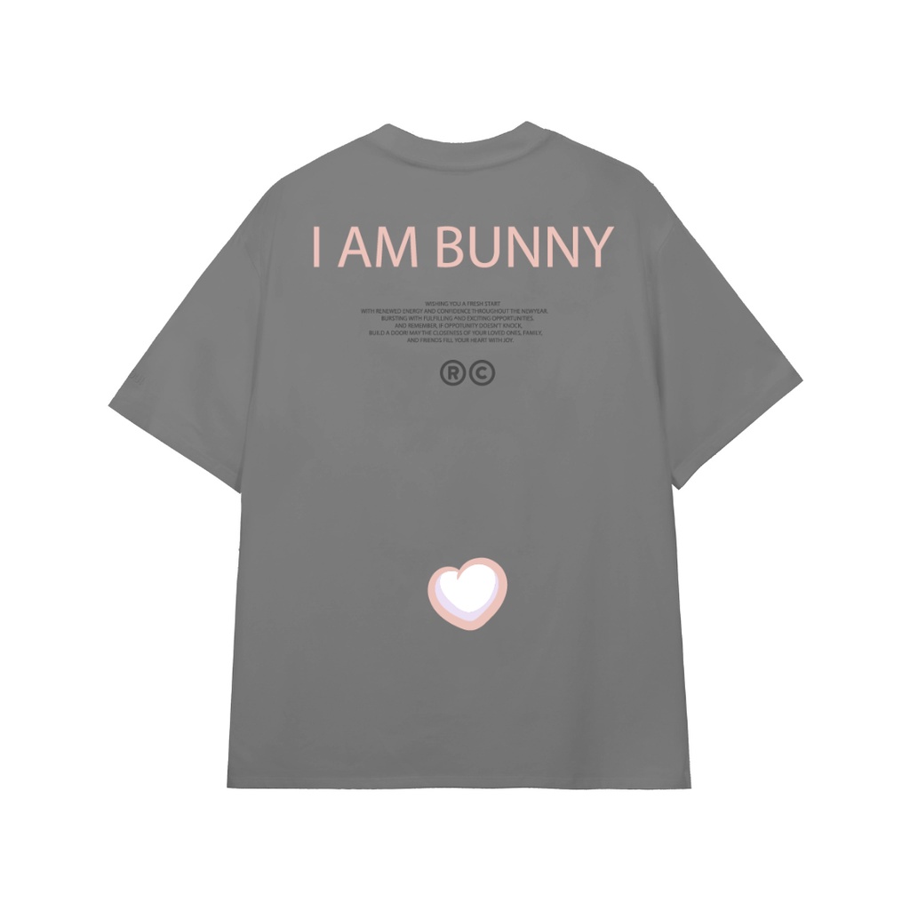 Áo thun Heyyou! Logo Version Bunny Gray