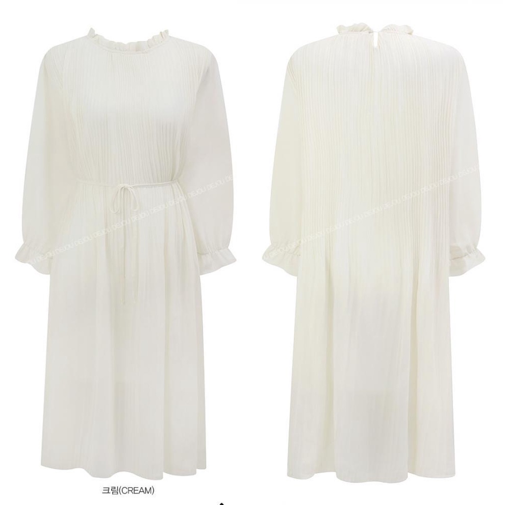 Đầm nữ dài tay nhẹ nhàng cho các nàng công sở