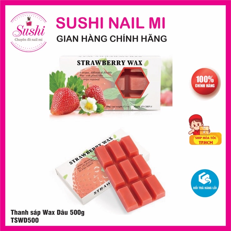 Thanh sáp wax 500g chuyên dụng cho các spa nail - Sushi nail mi