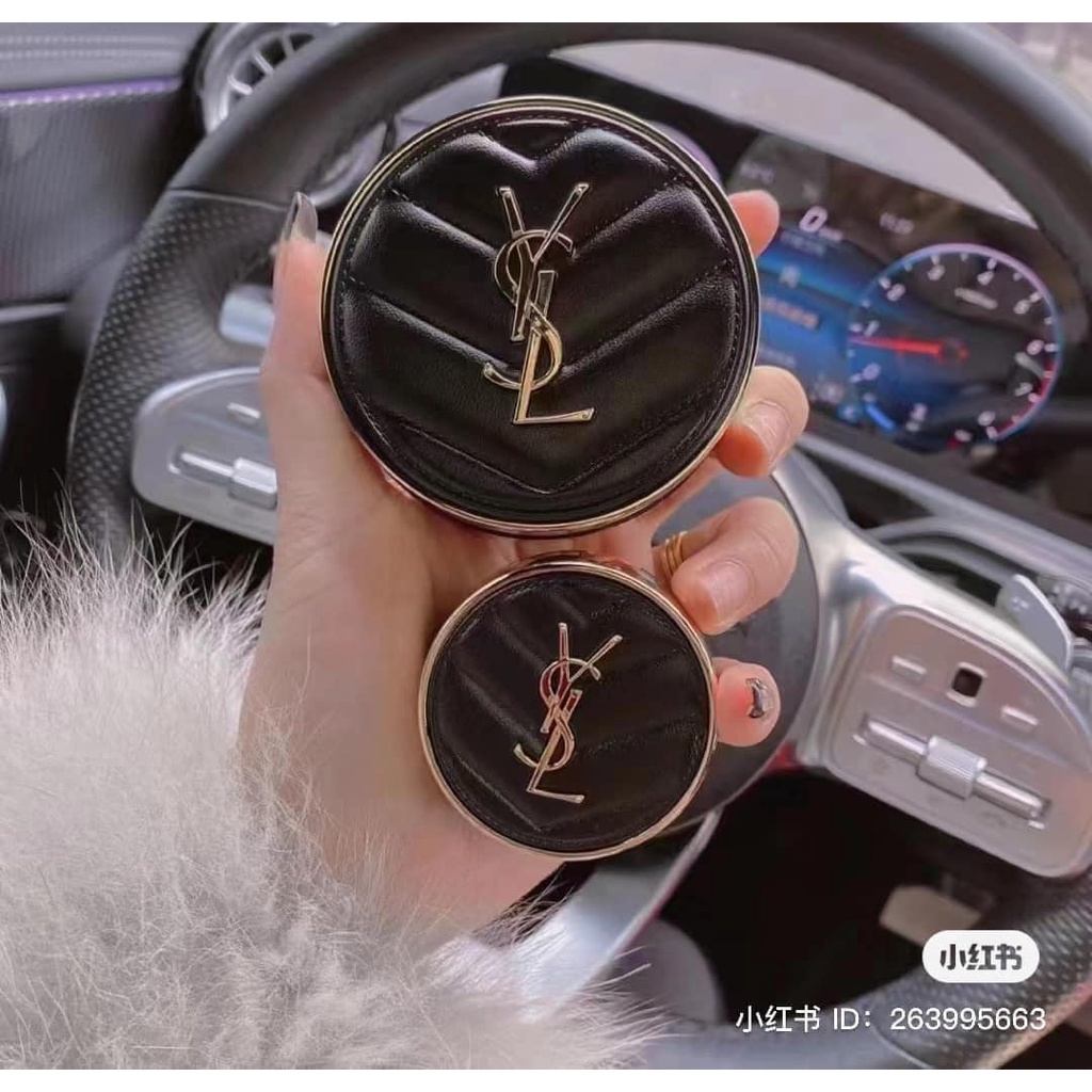 Phấn Nước Cushion YSL 20 mini - Màu đen vỏ da mini - 5g
