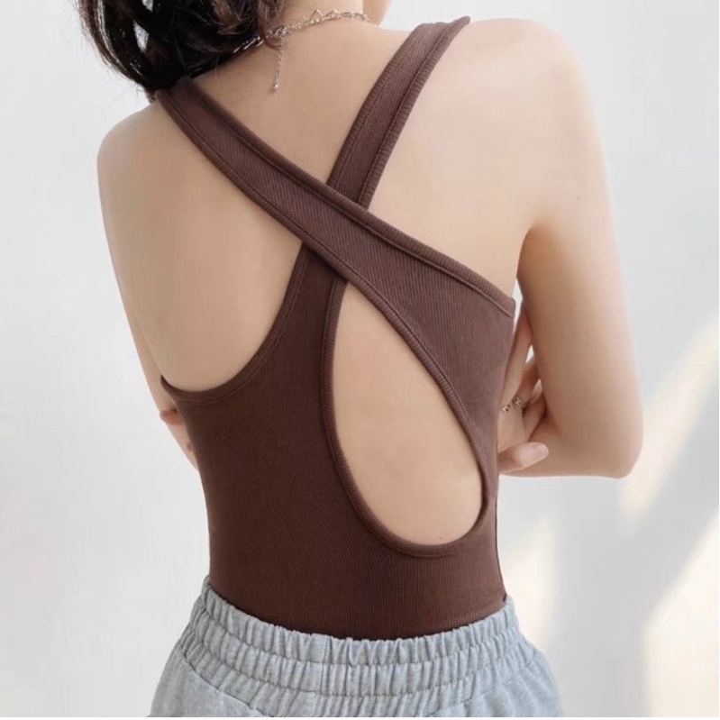 Bodysuit ba lỗ sát nách nữ | BigBuy360 - bigbuy360.vn
