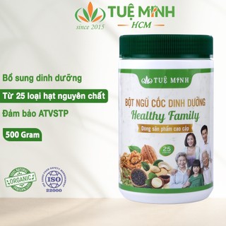 Bột ngũ cốc dinh dưỡng Tuệ Minh từ 25 loại hạt thiên nhiên tốt cho sức khỏe 500g