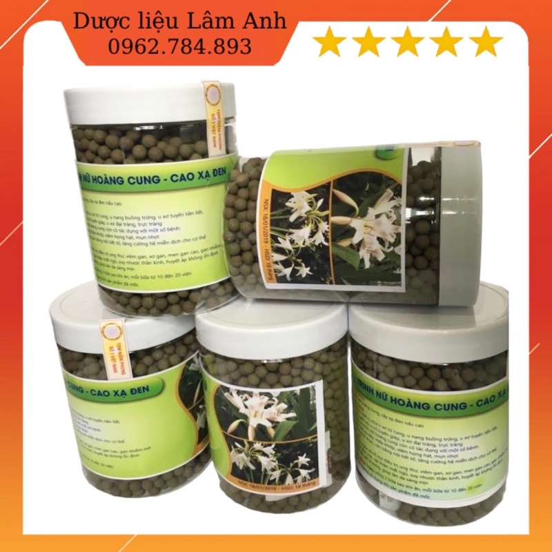 Viên Trinh Nữ Hoàng Cung Cao Xạ Đen ( hũ 500g)