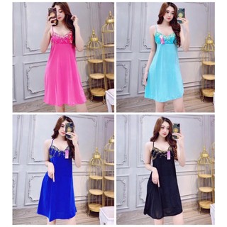 Đầm ngủ thun lạnh mặc nhà,đầm 2 dây sexy