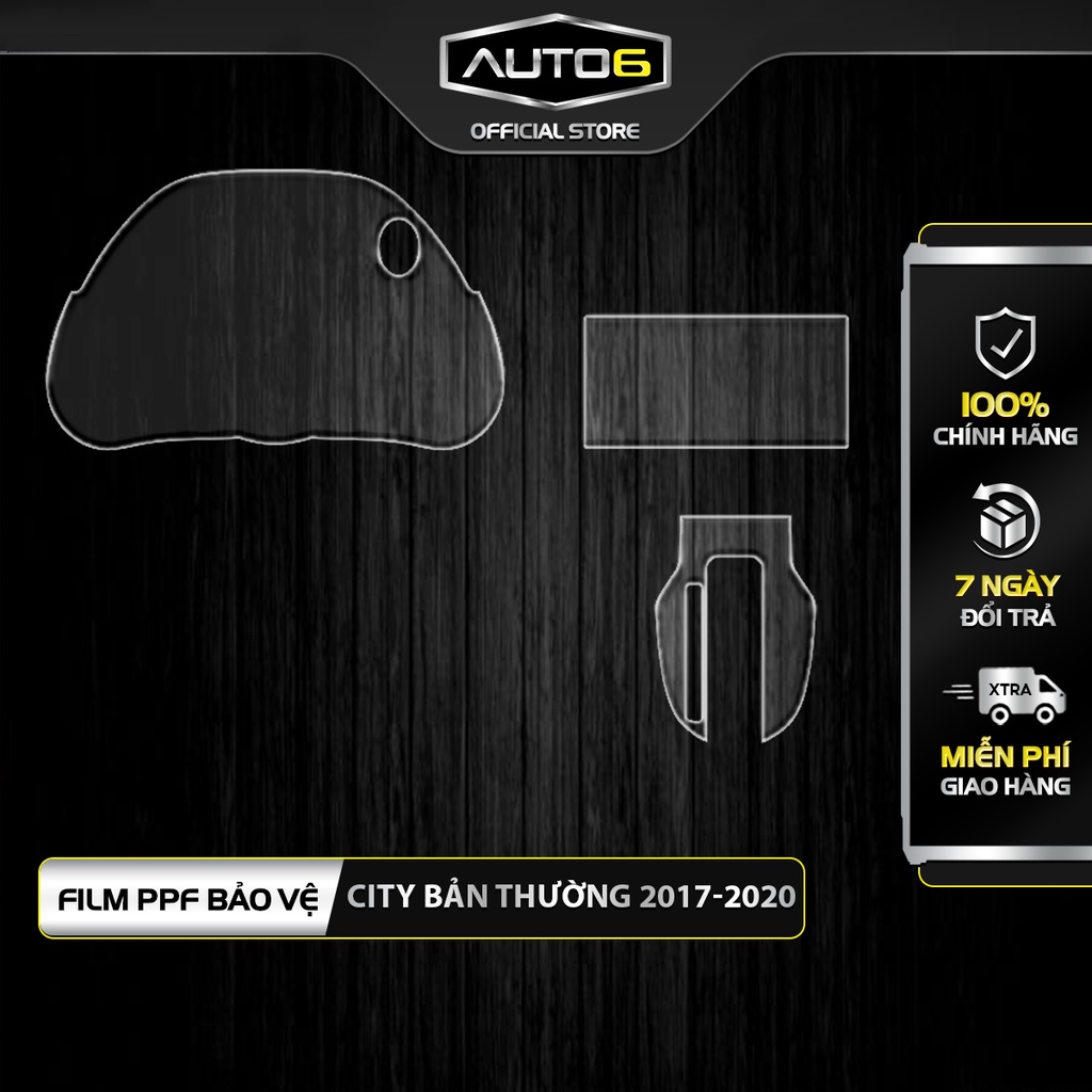 HONDA CITY (BẢN THƯỜNG): Phim PPF dán FULL BỘ NỘI THẤT - AUTO6 &lt;Made in Việt Nam&gt; chống xước, che phủ các vết xước cũ...