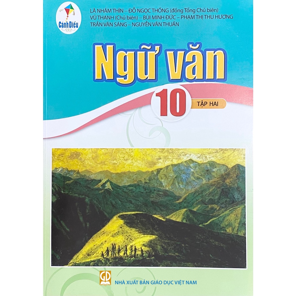 Sách giáo khoa Ngữ Văn 10 tập 2 - Cánh Diều - Bán kèm bao sách và 1 bút bi TL-027