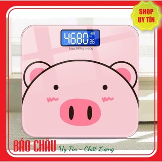 Cân heo điện tử, cân sức khoẻ hình heo hồng - kho sỉ bảo châu