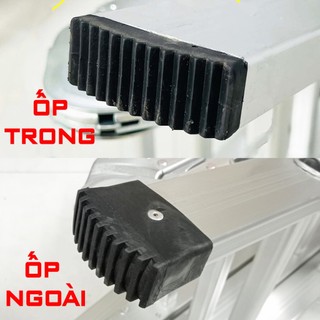 Chân đế cao su ốp trong & ốp ngoài thang khóa sập tự động - thang gấp 4-thang chữ M chính hãng sumika