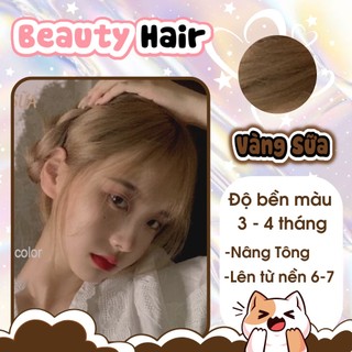 Thuốc nhuộm tóc Vàng Sữa, bảo vệ tóc không gây khô sơ tóc, nhuộm tóc Vàng Sữa,thuốc nhuộm tóc Vàng,nhuộm tóc Vàng