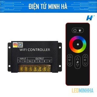 Điều khiển led rgb bằng wifi cảm ty-04-4ch 5-24vdc