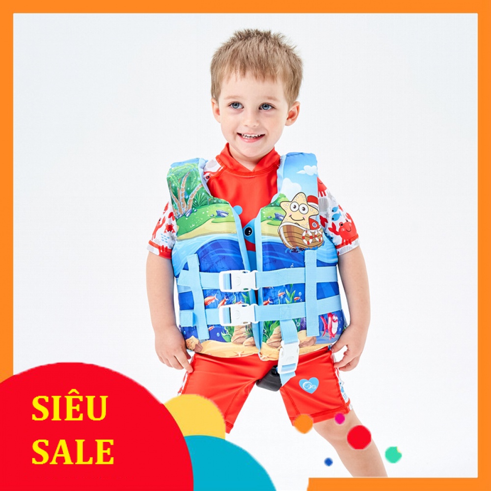 ÁO PHAO BƠI XỐP BÊN TRONG CAO CẤP HỌA TIẾT HOẠT HÌNH CHO BÉ TỰ TIN THỎA MÁI TẬP BƠI RÈN LUYỆN