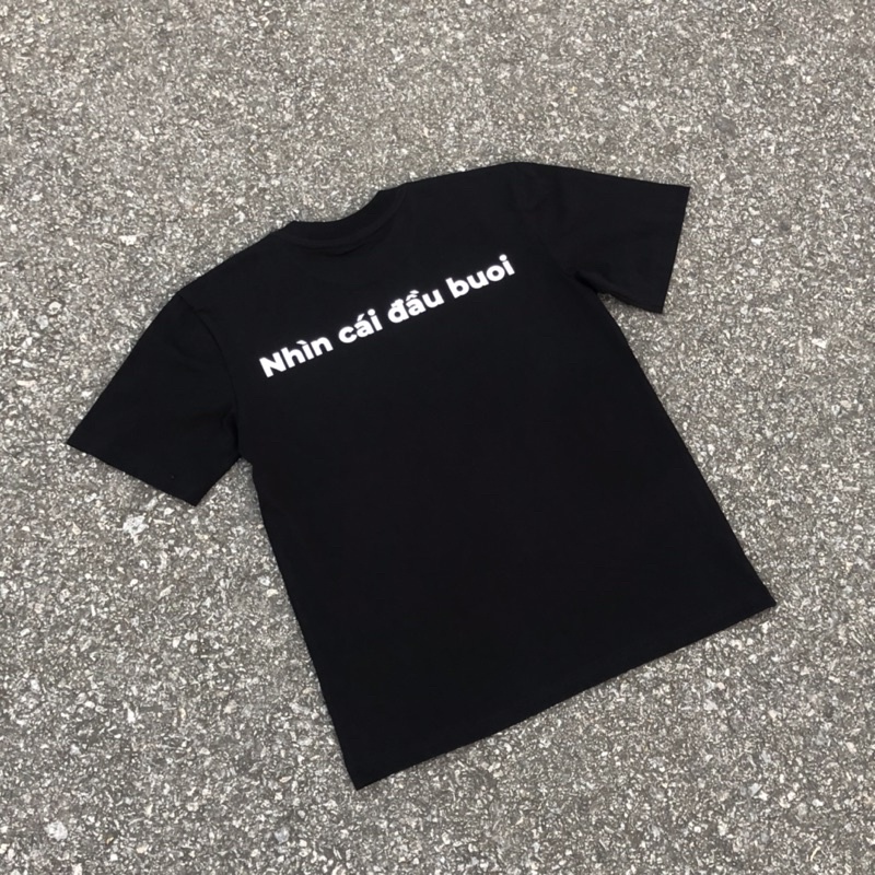 Áo thun Nhìn cái đầu b Flow Club Coton 100% 260gsm co giãn 2 chiều