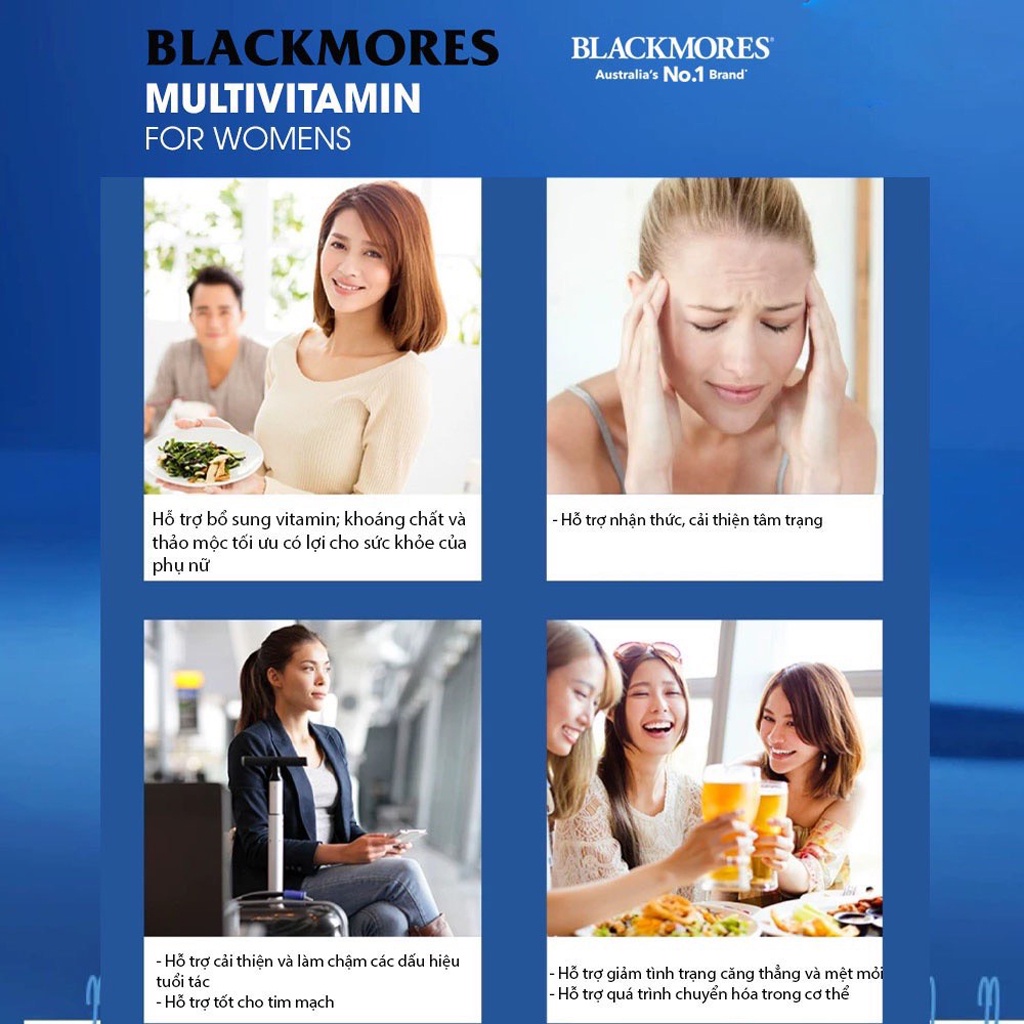 Vitamin tổng hợp dành cho nam và nữ - Blackmores Multivitamin For Men, For Women
