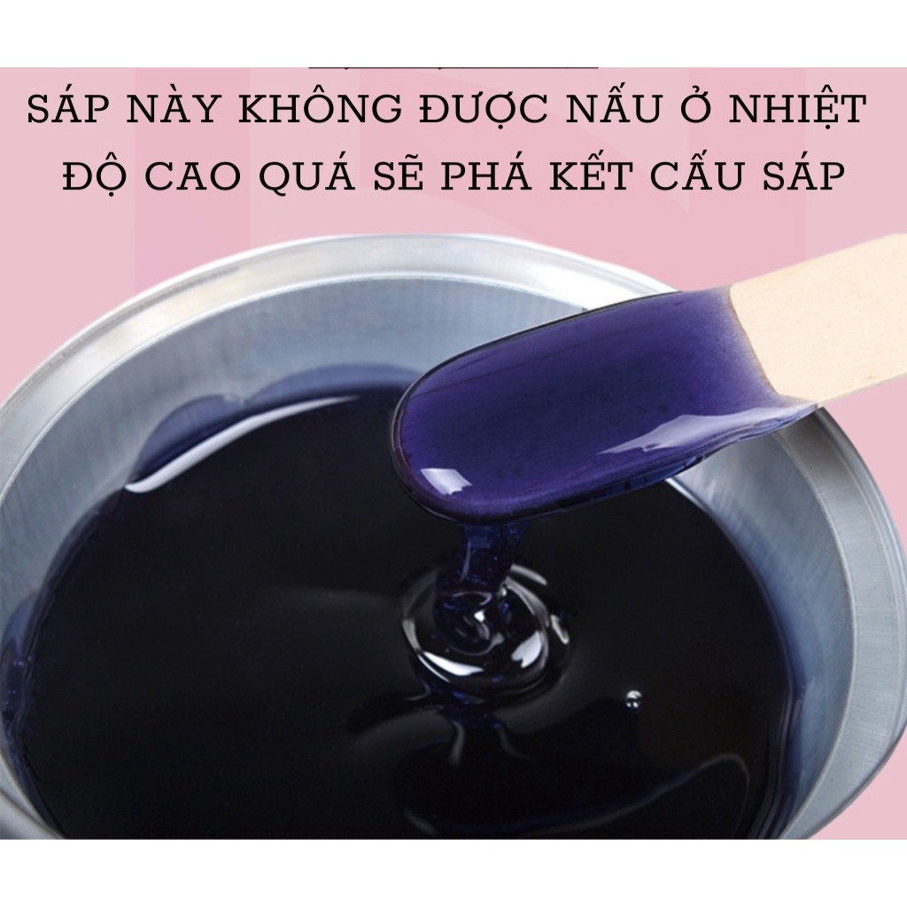 100g Sáp wax lông nóng hạt đậu Hard Wax Beans 💜 Sáp wax lông nhiều màu sắc