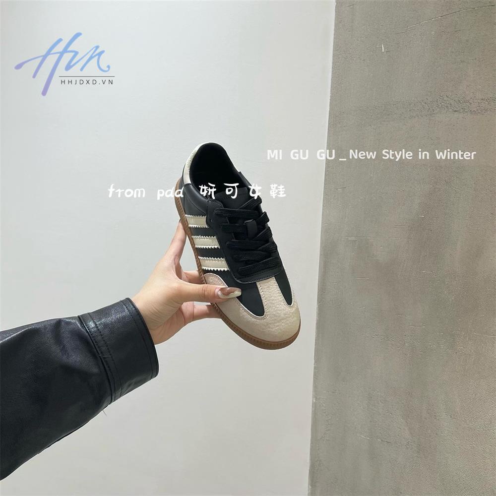 Giày Thể Thao Da Mềm Đế Bằng Thời Trang Mùa Xuân 2023 Cho Nữ